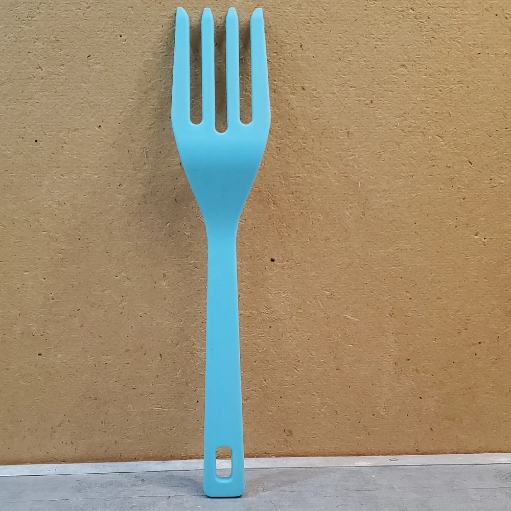 Weight Watchers Blue Silicone Serving Fork